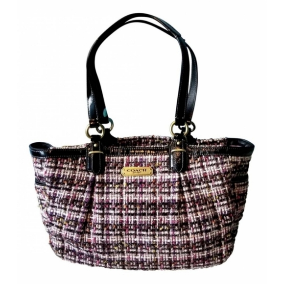 Coach Multicolor Tweed Tote Bag - Picture 1 of 16